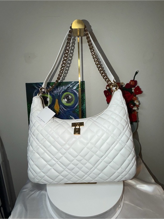 Kurt Geiger Handbags - Kurt Geiger White Brixton Large Hobo NWT